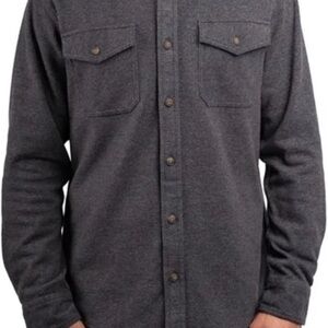 Jachs New York Men's Long Sleeve Button Up Brushed Flannel Shirt Blue Size  L